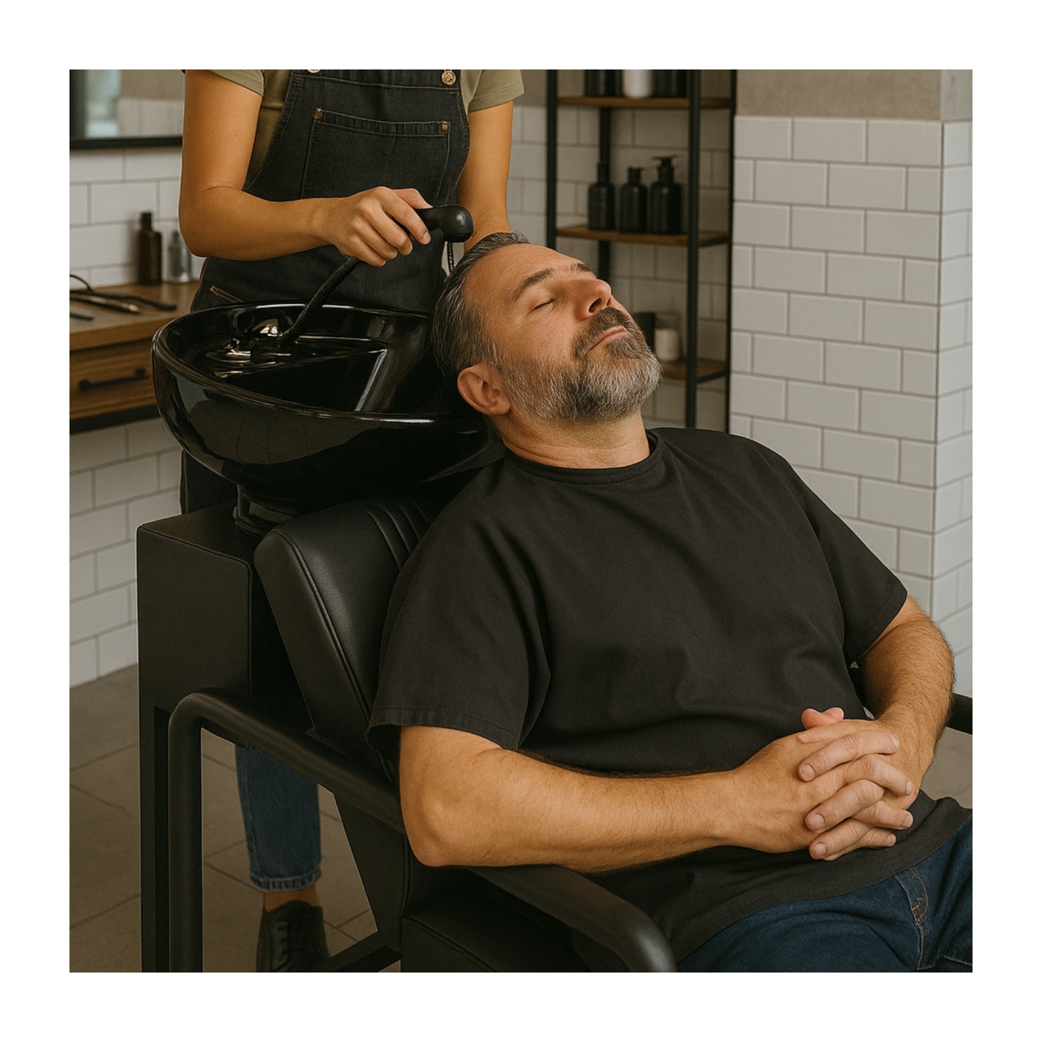Foto 4 | Lavacabezas Nanofort para Estética color Negro
