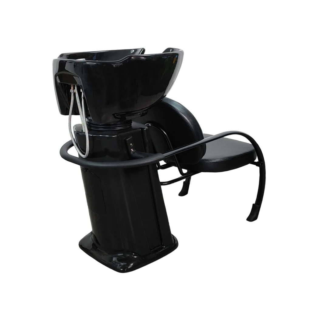 Foto 4 pulgar | Lavacabezas Barberia Estetica Tarja Ceramica Negro C22 Letmex