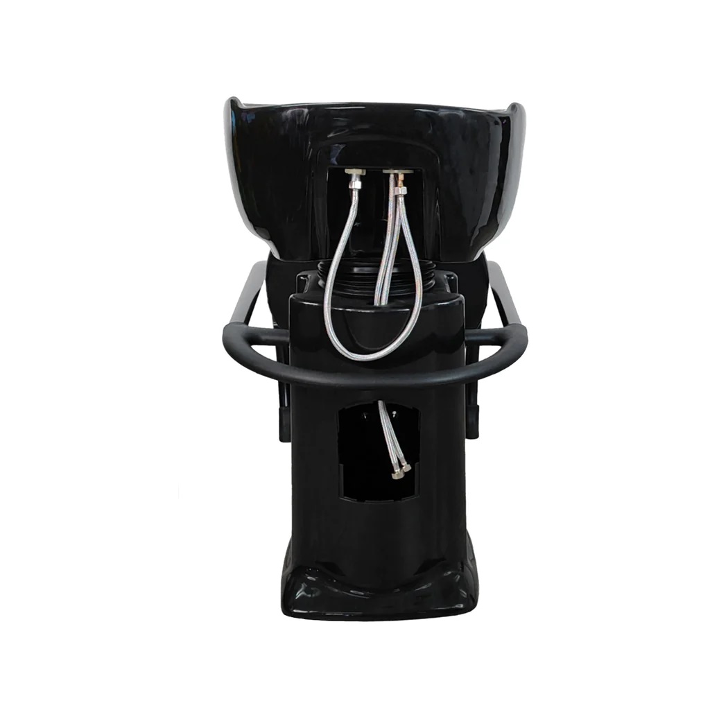 Foto 5 pulgar | Lavacabezas Barberia Estetica Tarja Ceramica Negro C22 Letmex