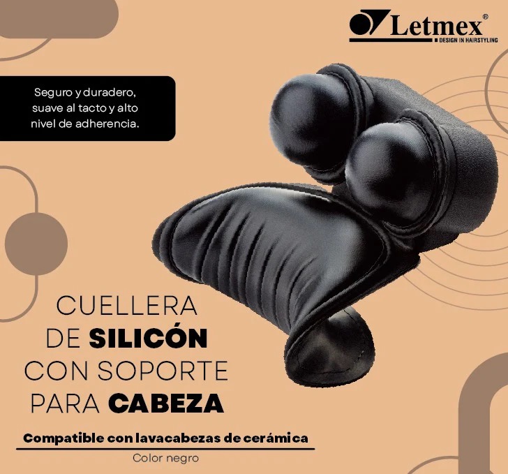 Foto 6 pulgar | Cuellera de Silicon con Soporte para Cabeza Letmex para Estética