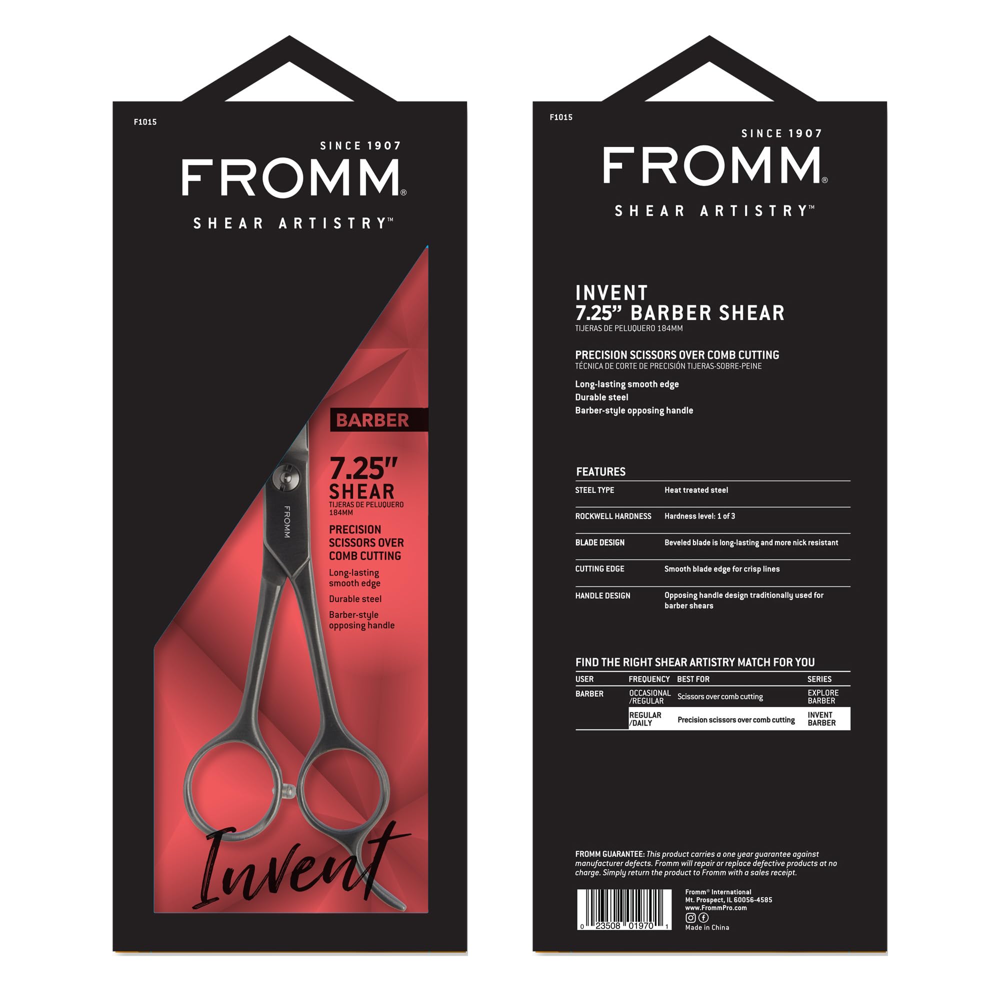 Foto 5 pulgar | Tijeras Fromm Professional Invent 7.25 Precision Steel - Venta Internacional.