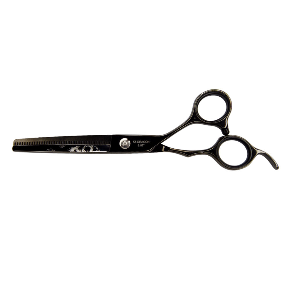 Foto 4 pulgar | Tijera Profesional Para Entresacar Con Descanso Lm-k5 Dragon Sensei 6''