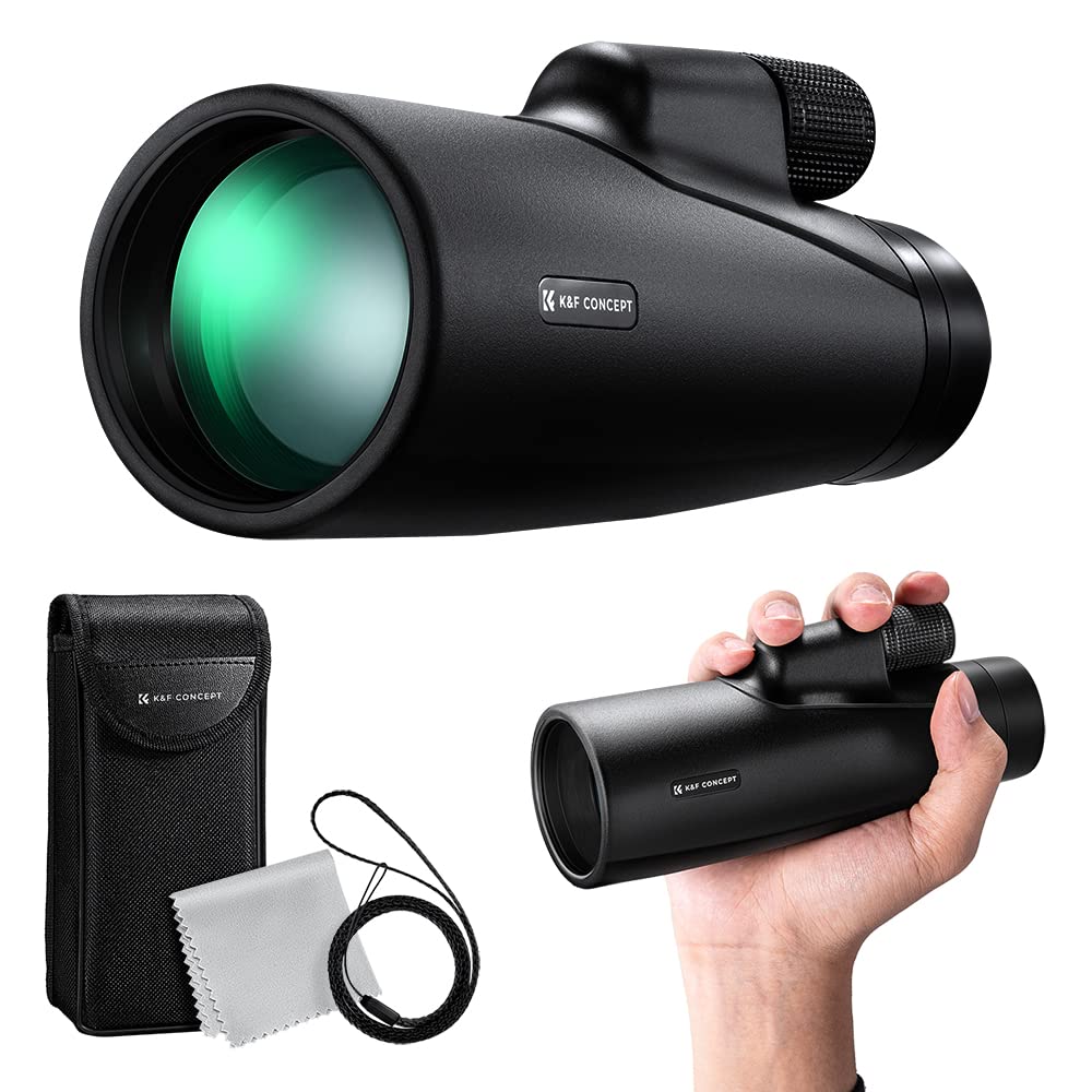 Monocular K&f Concept 12x50 Hd Para Adultos A Prueba De Agua - Venta Internacional.