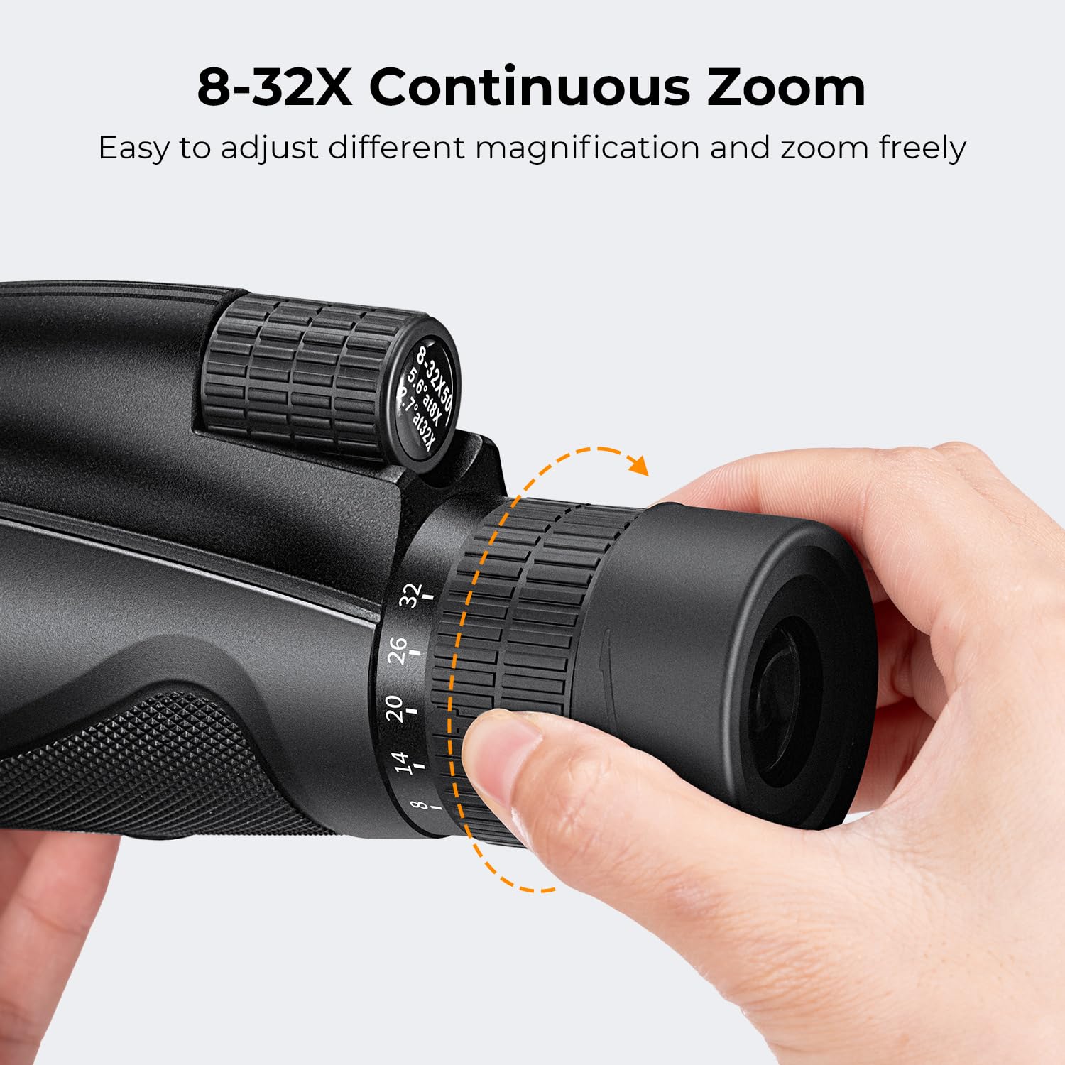 Foto 5 | Monocular K&f Concept 8-32x50 Con Zoom Y Adaptador De Teléfono - Venta Internacional.