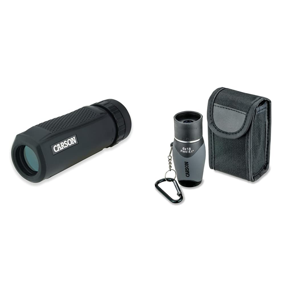 Foto 2 pulgar | Monocular Carson Blackwave, 10 X 25 Mm, Resistente Al Agua Y Minimight 6 Veces - Venta Internacional.