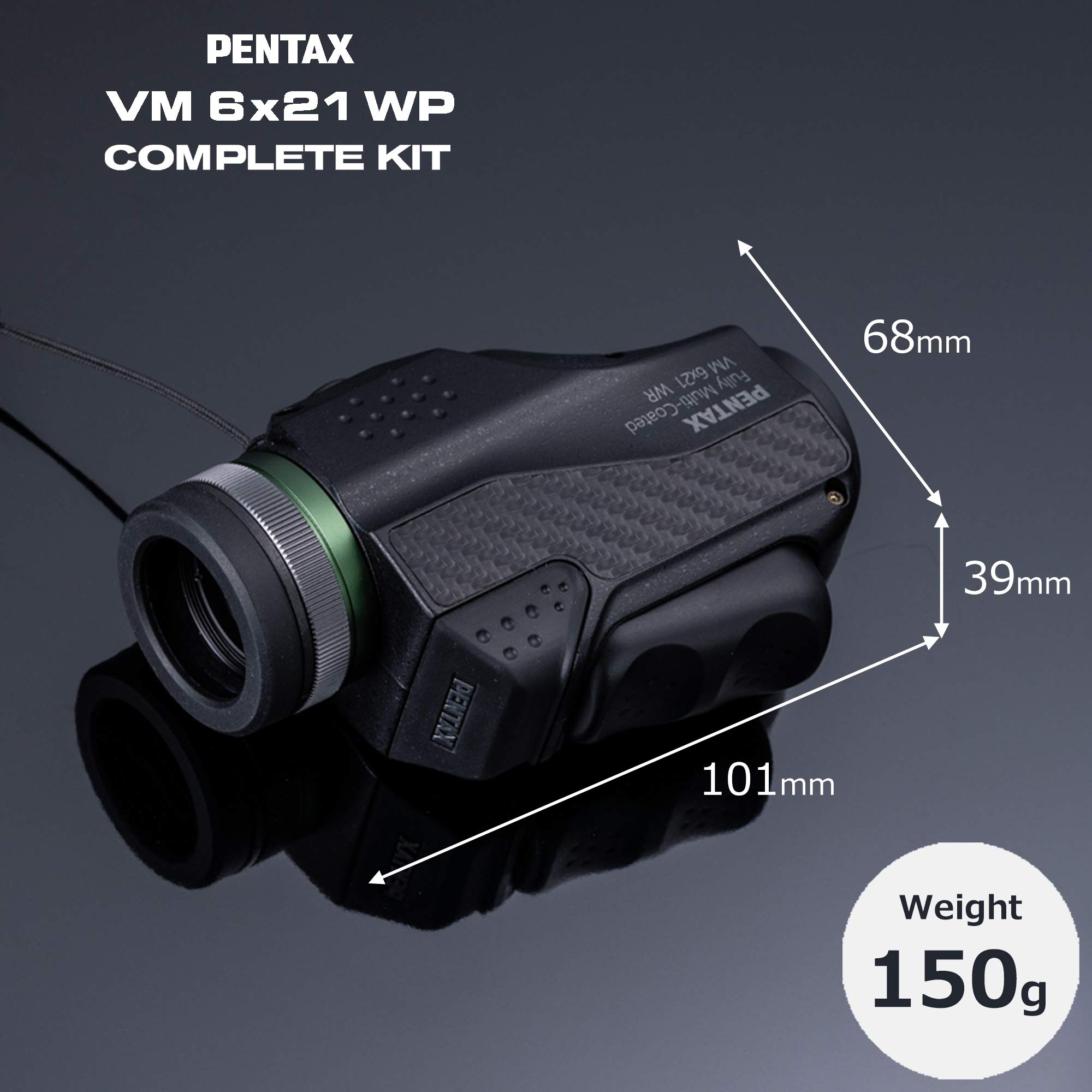 Foto 5 pulgar | Monocular Pentax Vm 6x21 Wp Con Adaptador Para Smartphone Y Soporte - Venta Internacional.