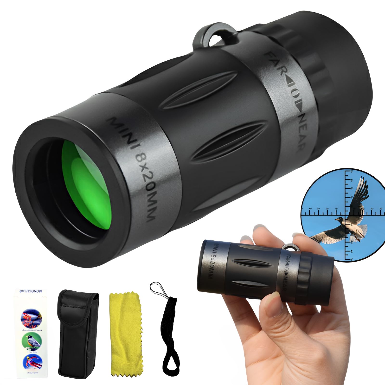 Foto 2 pulgar | Monocular Portátil Negro-Venta Internacional