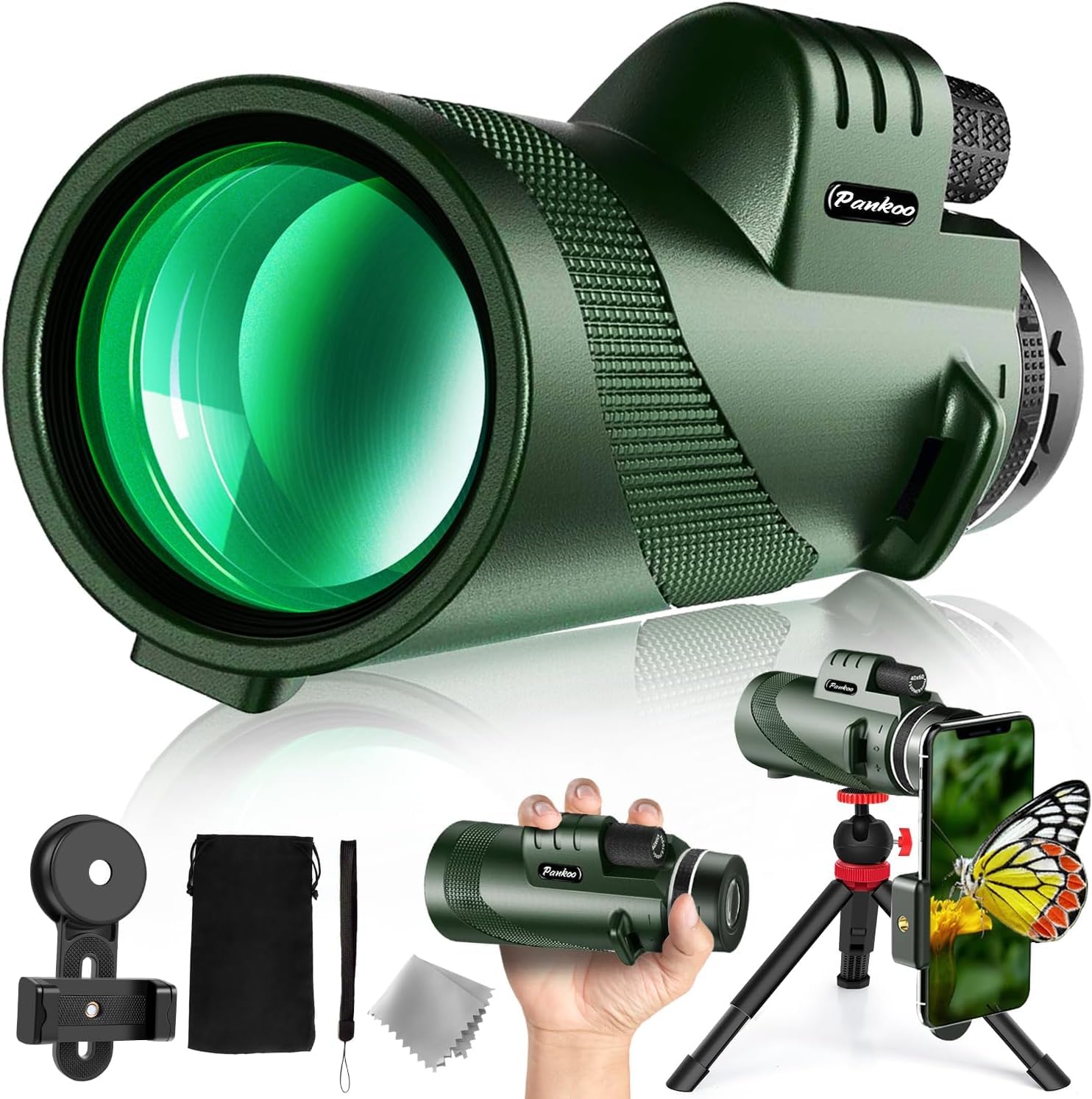 Telescopio Monocular Riroma 40x60 Hd Con Adaptador Para Smartphone - Venta Internacional. $1,850