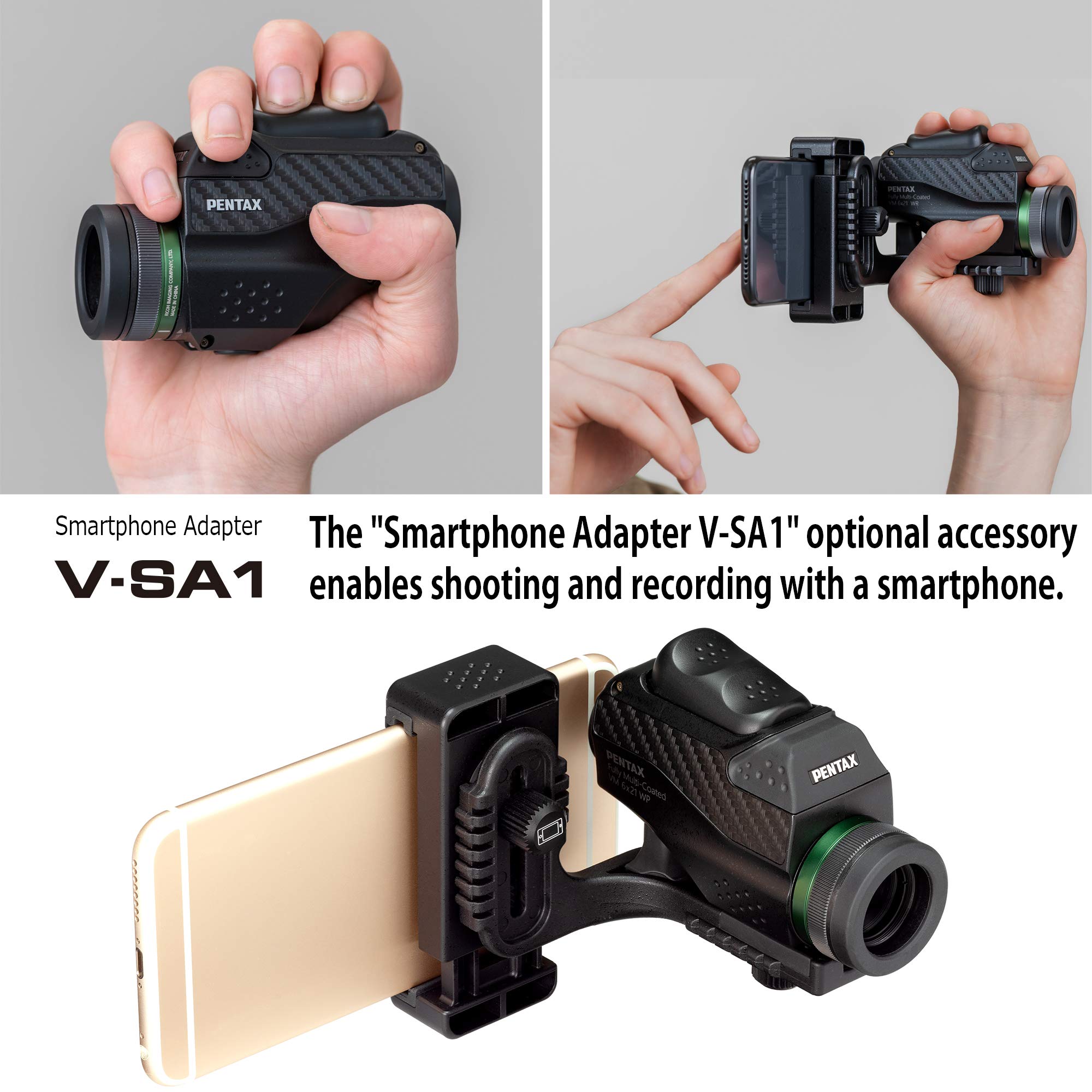 Foto 4 | Adaptador De Smartphone Pentax V-sa1 Para Monocular Vm 6x21 Wp - Venta Internacional.