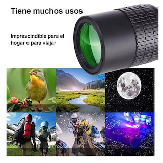 Foto 3 | Monocular Profesional 10-30x30 Observación De Aves Camping Eo Safe Imports Esi-18951 Negro