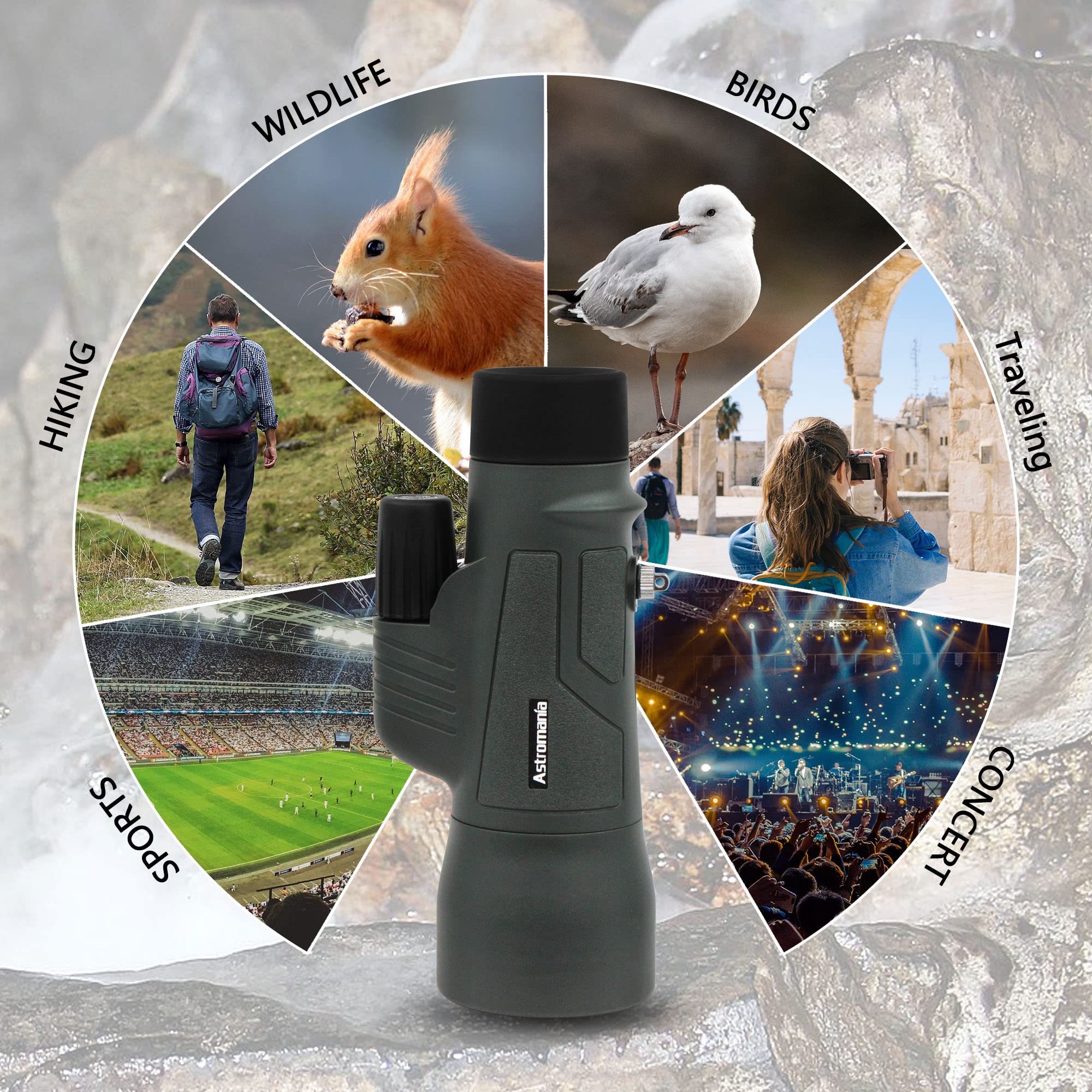Foto 4 pulgar | Prisma Monocular Astromania 10x50 Bak4 De Alta Potencia A Prueba De Agua - Venta Internacional.