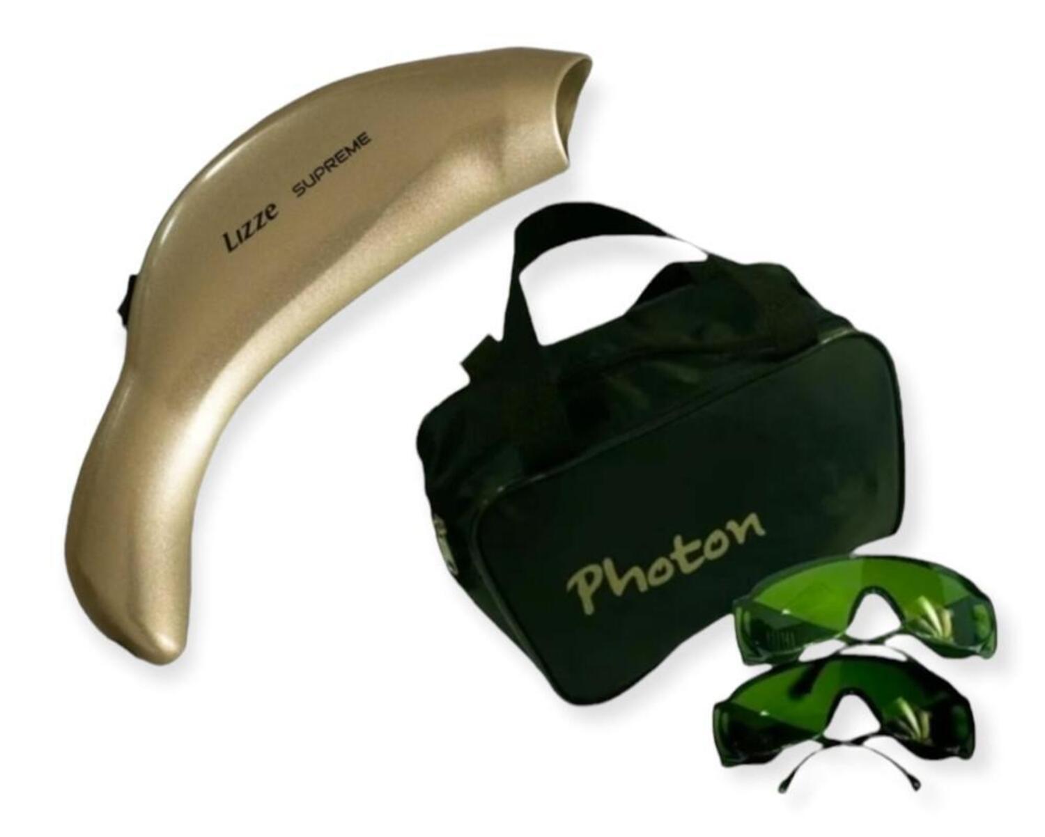 Foto 4 pulgar | Alisadora Photon Lizze color Dorado Terapia Capilar Supreme - Alisado Laser