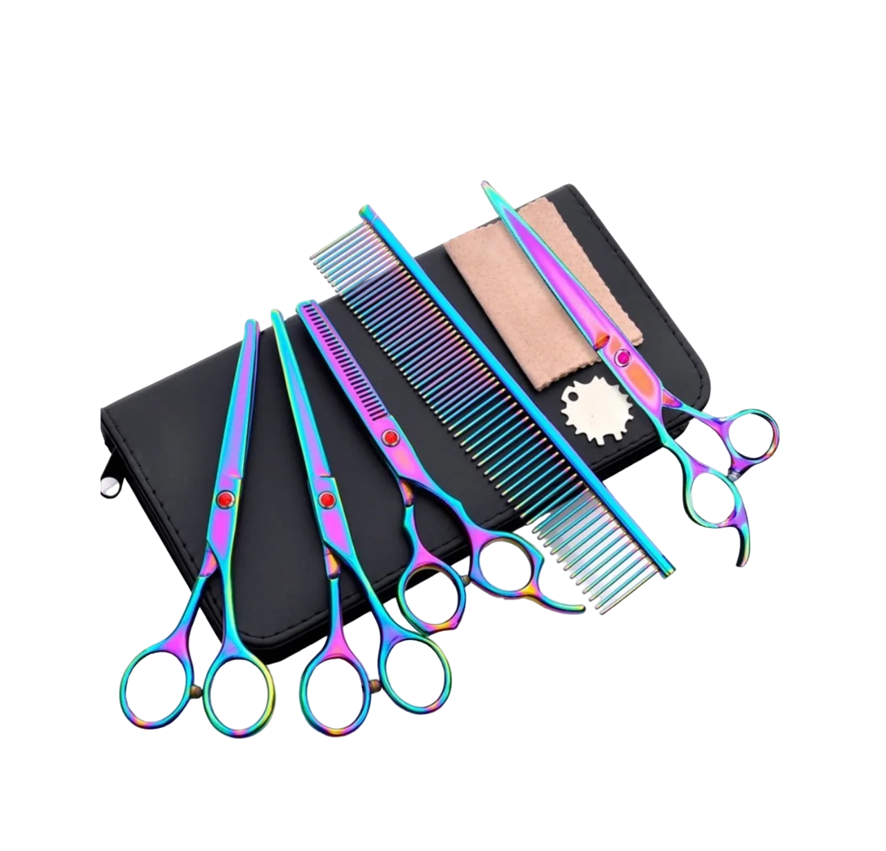 Foto 1 | Tijeras Malubero Multicolor de Peluquero Estilista Profesional 6"