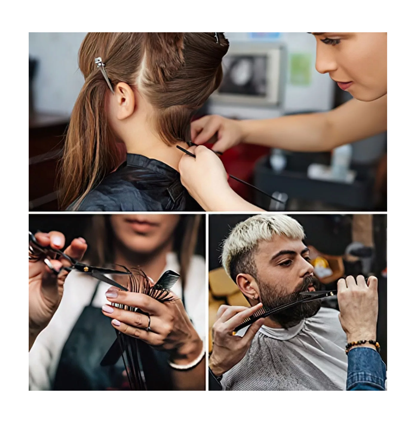 Foto 5 | Set de Tijeras Profesionales BELUG para Peluquería 13 Piezas
