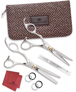 Foto 1 | Set De Tijeras Y Diluyentes De Peluquería Olivia Garden Silkcut - Venta Internacional.