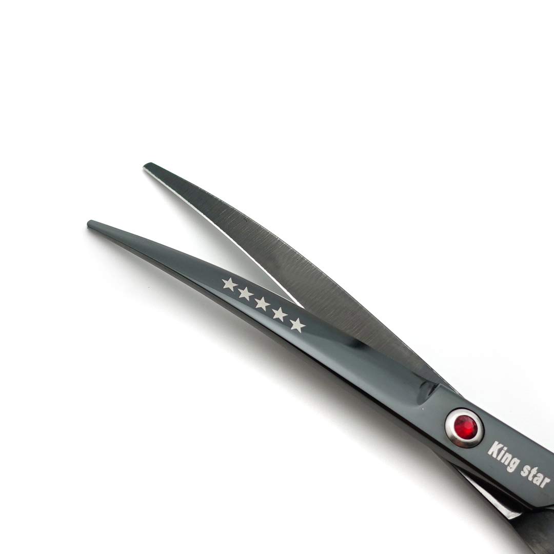 Foto 7 | Juego De Tijeras De Aseo Para Mascotas Kingstar Titanium Black 18 Cm 4 Piezas - Venta Internacional.