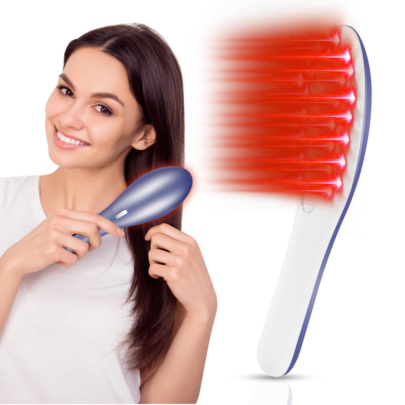 Foto 2 pulgar | Peine Para El Crecimiento Del Cabello Con Terapia Láser Nnushk Para Mujeres Y Hombres - Venta Internacional.