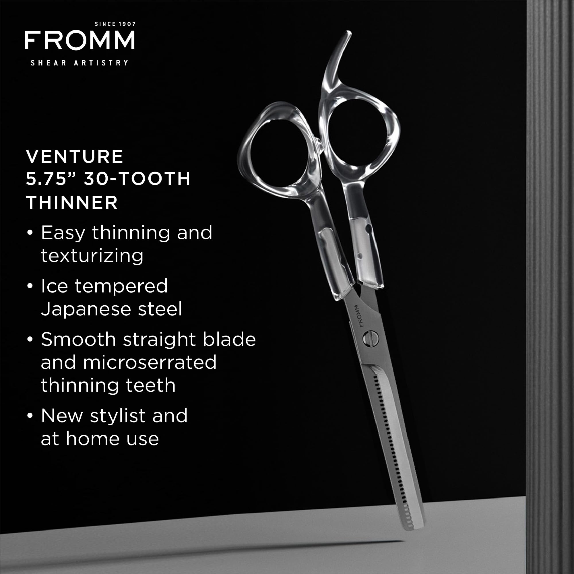 Foto 3 pulgar | Tijeras Para Adelgazar Y Texturizar El Cabello Fromm Venture, 5.75 Pulgadas - Venta Internacional.