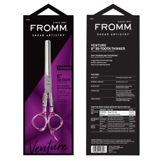 Foto 4 | Tijeras Para Adelgazar Y Texturizar El Cabello Fromm Venture, 5.75 Pulgadas - Venta Internacional.