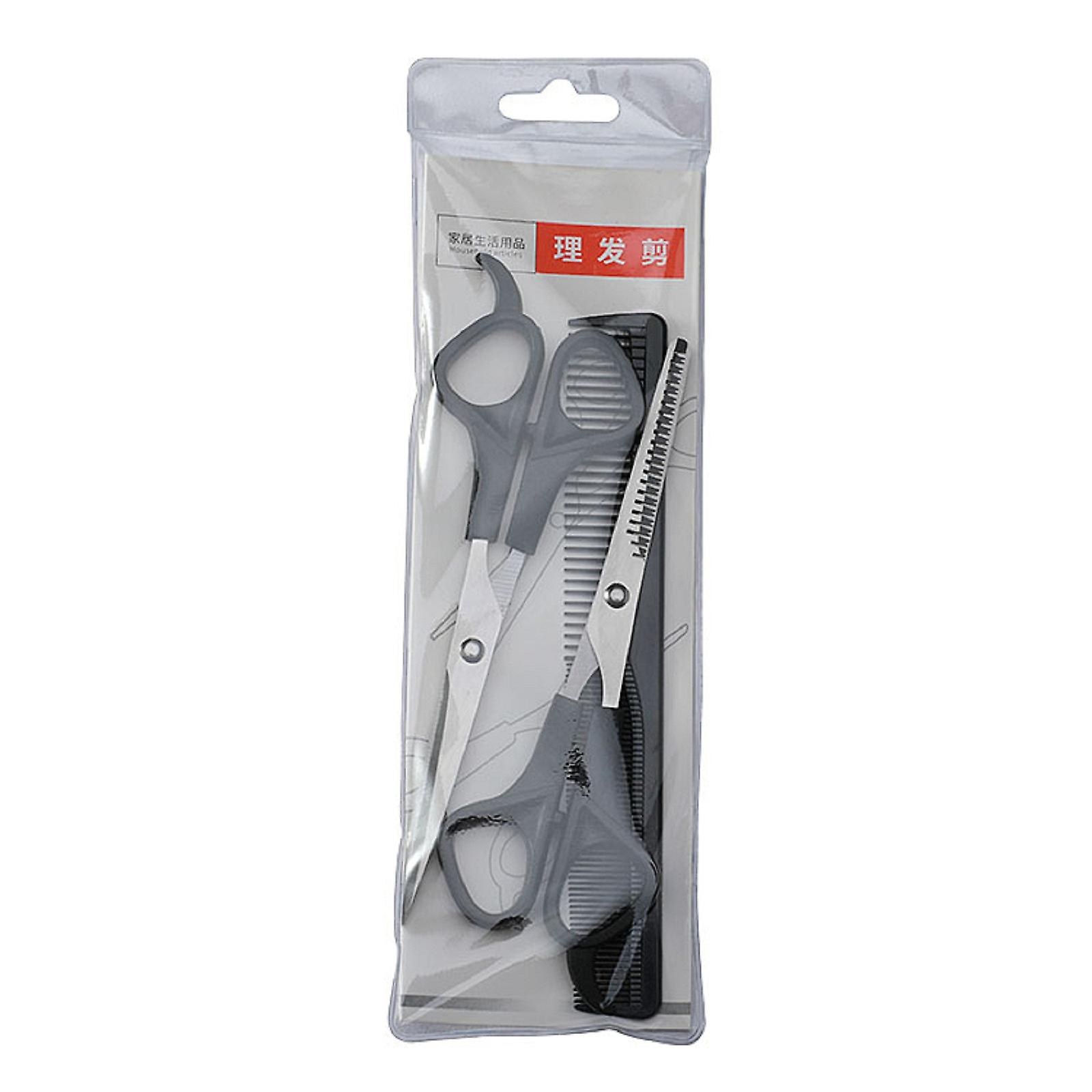 Foto 1 | Kit De Tijeras Para Cortar Cabello Huoguo Bangs Cut Flat Cut Peine - Venta Internacional.