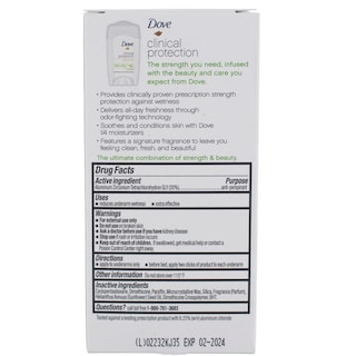 Foto 3 | Desodorante Dove Clinical Protection Cool Essentials De 50 Ml, Paquete De 3 - Venta Internacional.