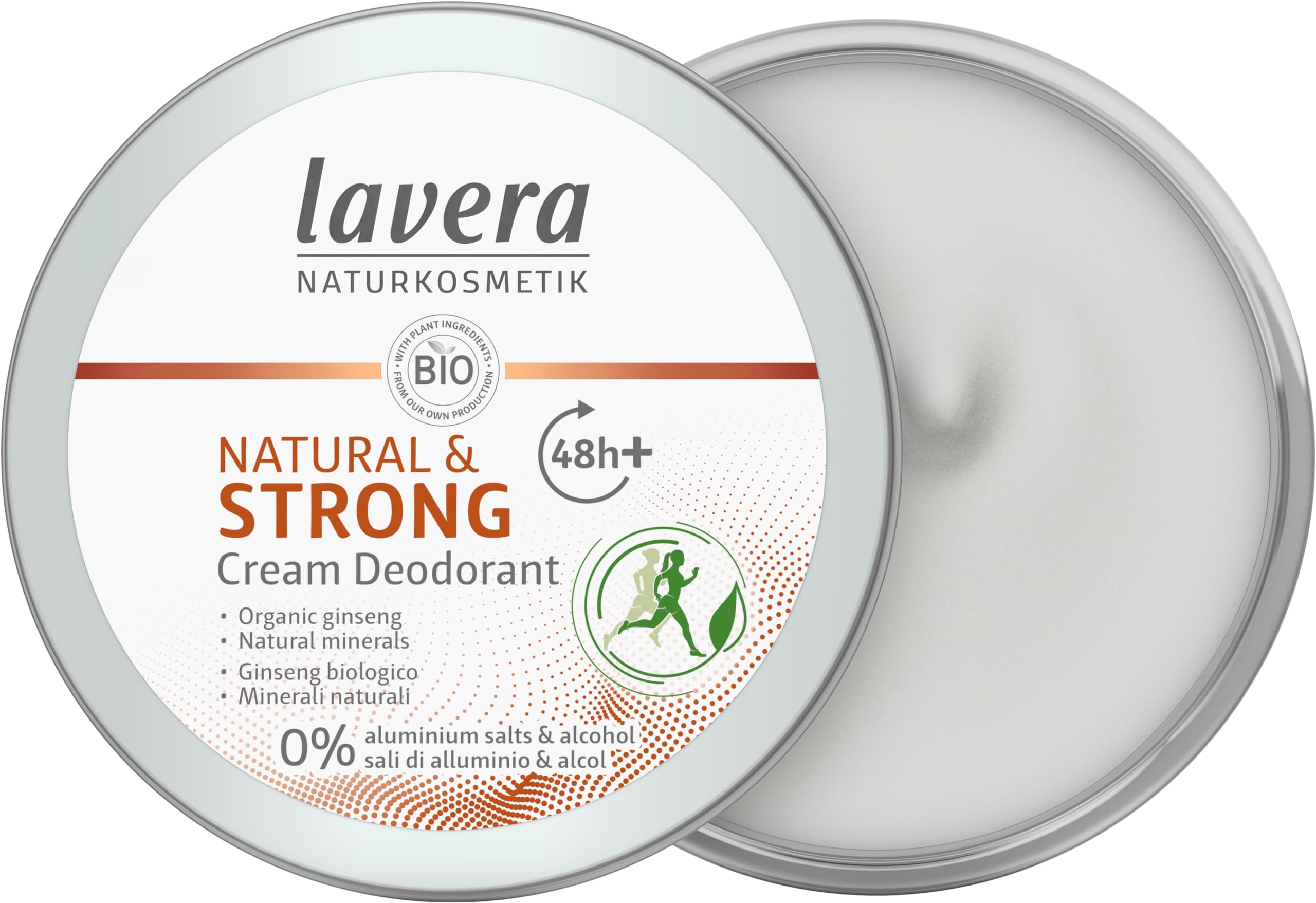 Foto 4 pulgar | Crema Desodorante Lavera Natural & Strong 48+ H 50ml - Venta Internacional.