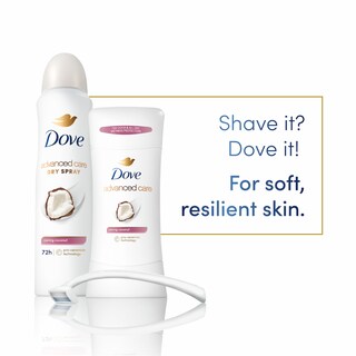 Foto 3 | Desodorante Antitranspirante Dove Advanced Care Caring Coconut - Venta Internacional