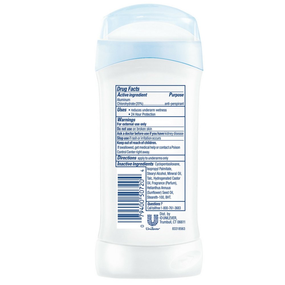 Foto 3 pulgar | Deodorant Dove Antitranspirant Invisible Solid Powder 75 Ml, Paquete De 4 - Venta Internacional.