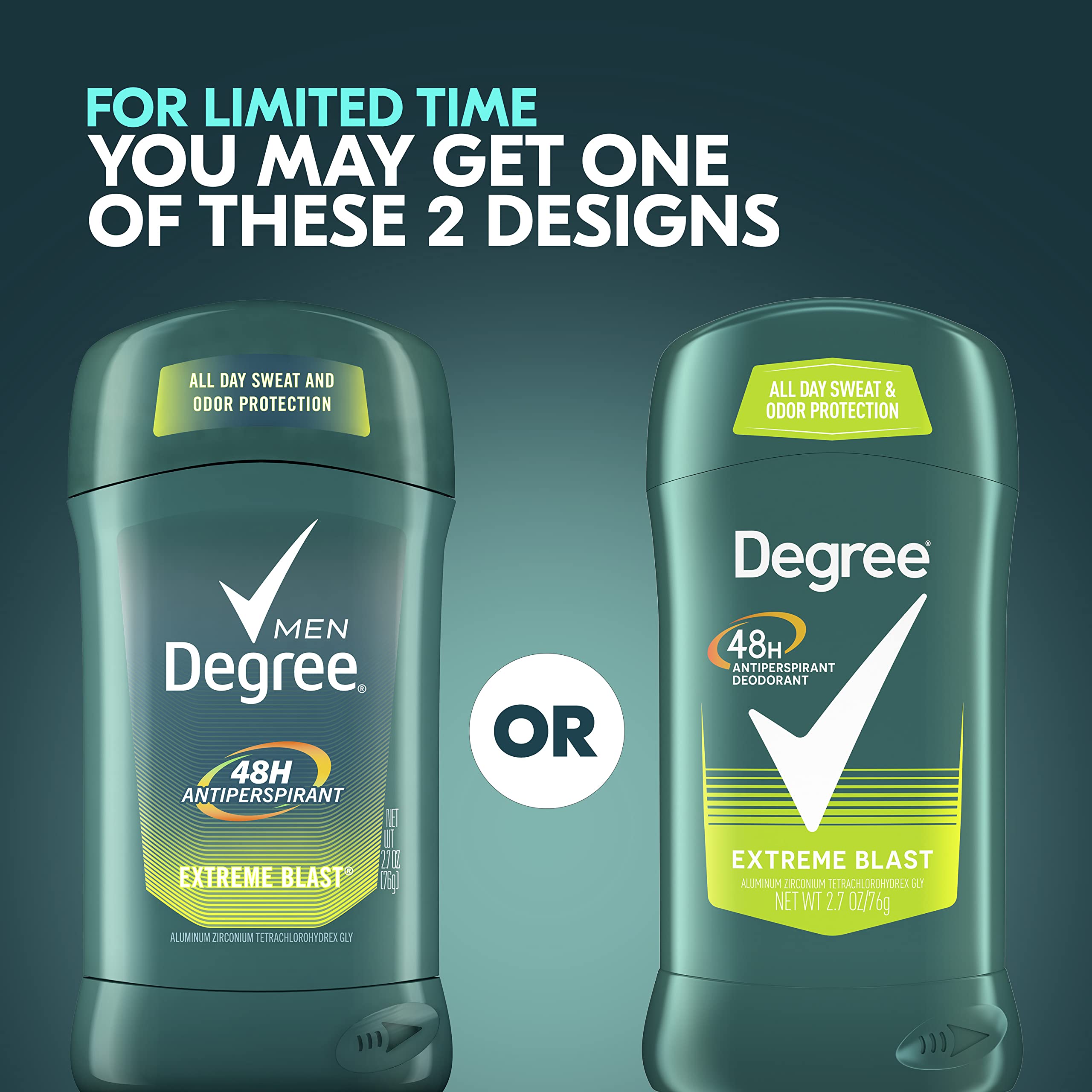 Foto 2 | Desodorante Antitranspirante Degree Men Original, 80 Ml, Paquete Doble - Venta Internacional.