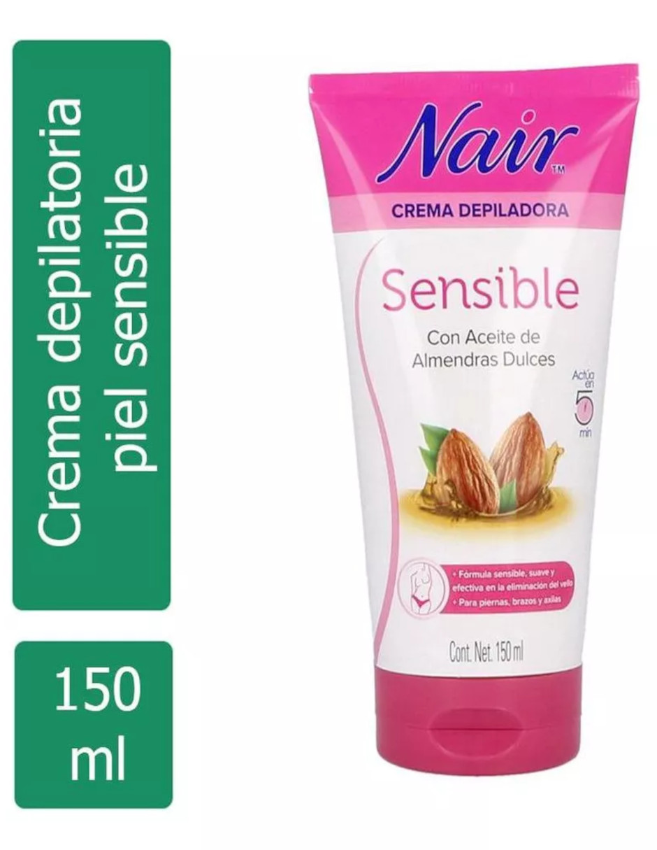 Foto 5 pulgar | Nair Crema Depiladora Para Piel Sensible + Termo Güish Gratis