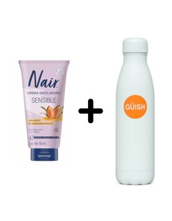Foto 1 | Nair Crema Depiladora Corporal Piel Sensible + Termo Güish Gratis