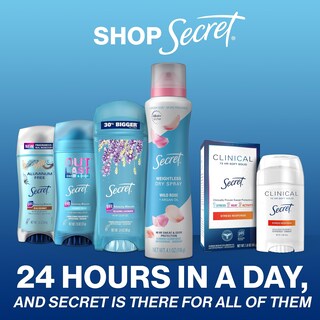 Foto 7 | Antitranspirante Y Desodorante Secret, Protección Contra La Humedad Durante 48 Horas - Venta Internacional.