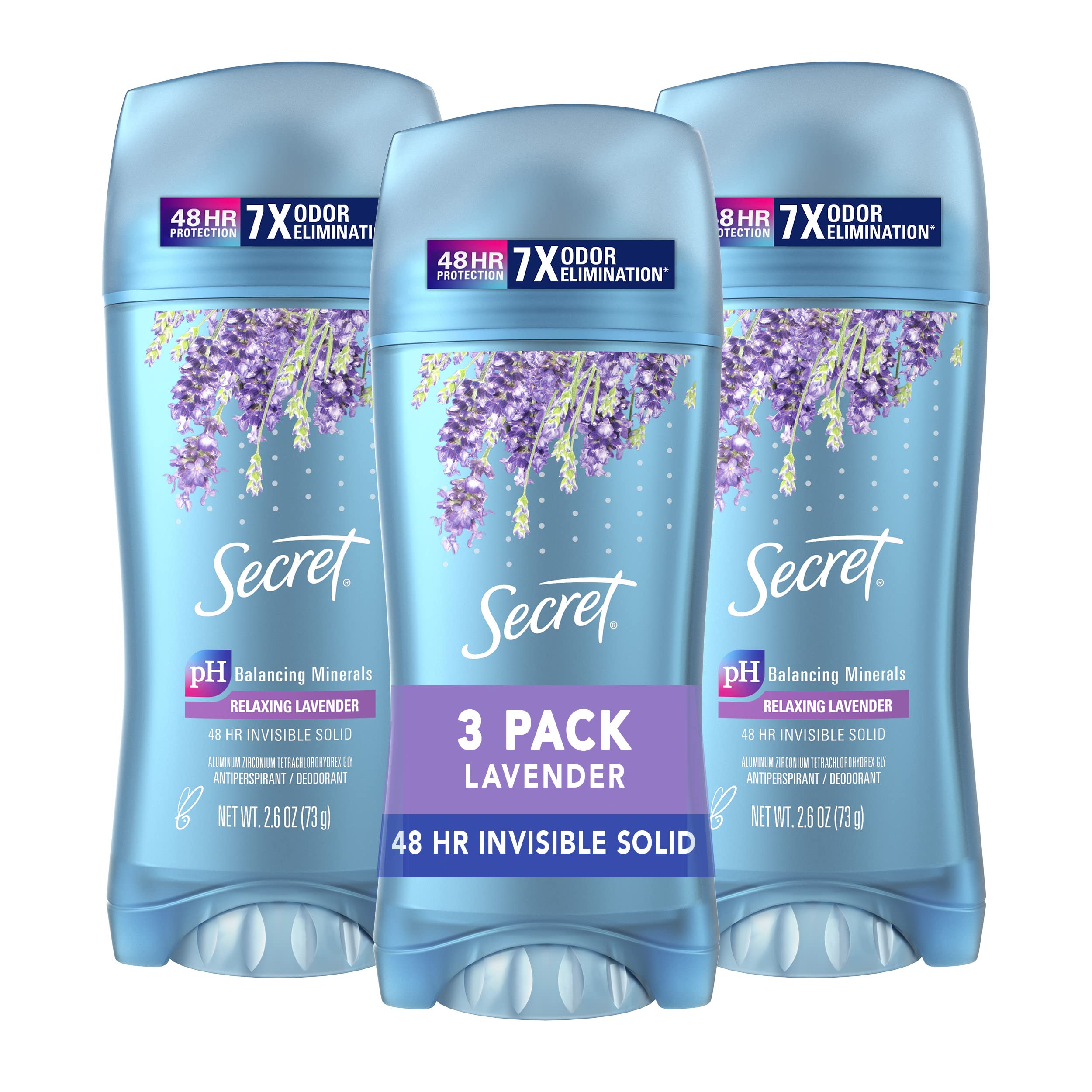 Foto 2 pulgar | Antitranspirante Y Desodorante Secret Fresh Luxe Lavender 3 Veces - Venta Internacional.