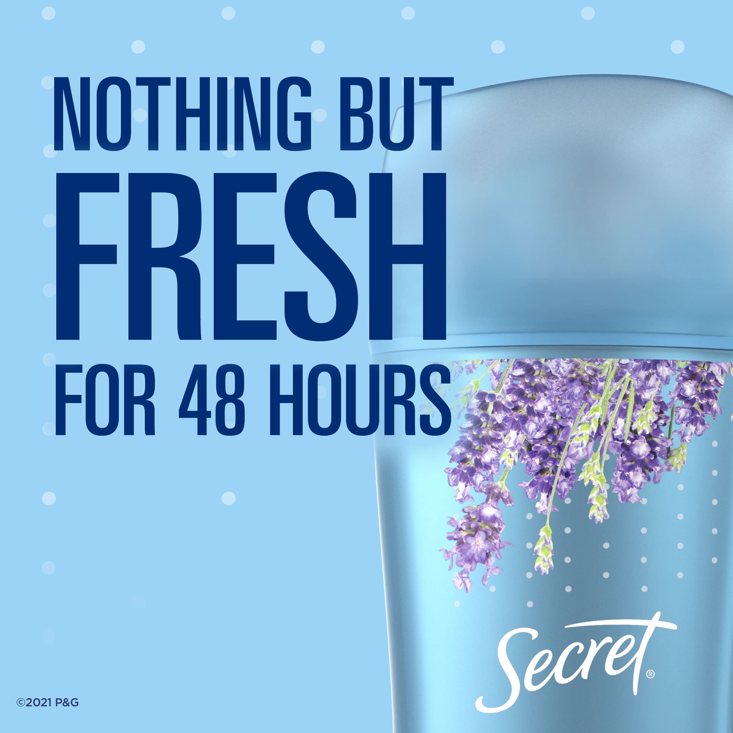 Foto 3 pulgar | Antitranspirante Y Desodorante Secret Fresh Luxe Lavender 3 Veces - Venta Internacional.