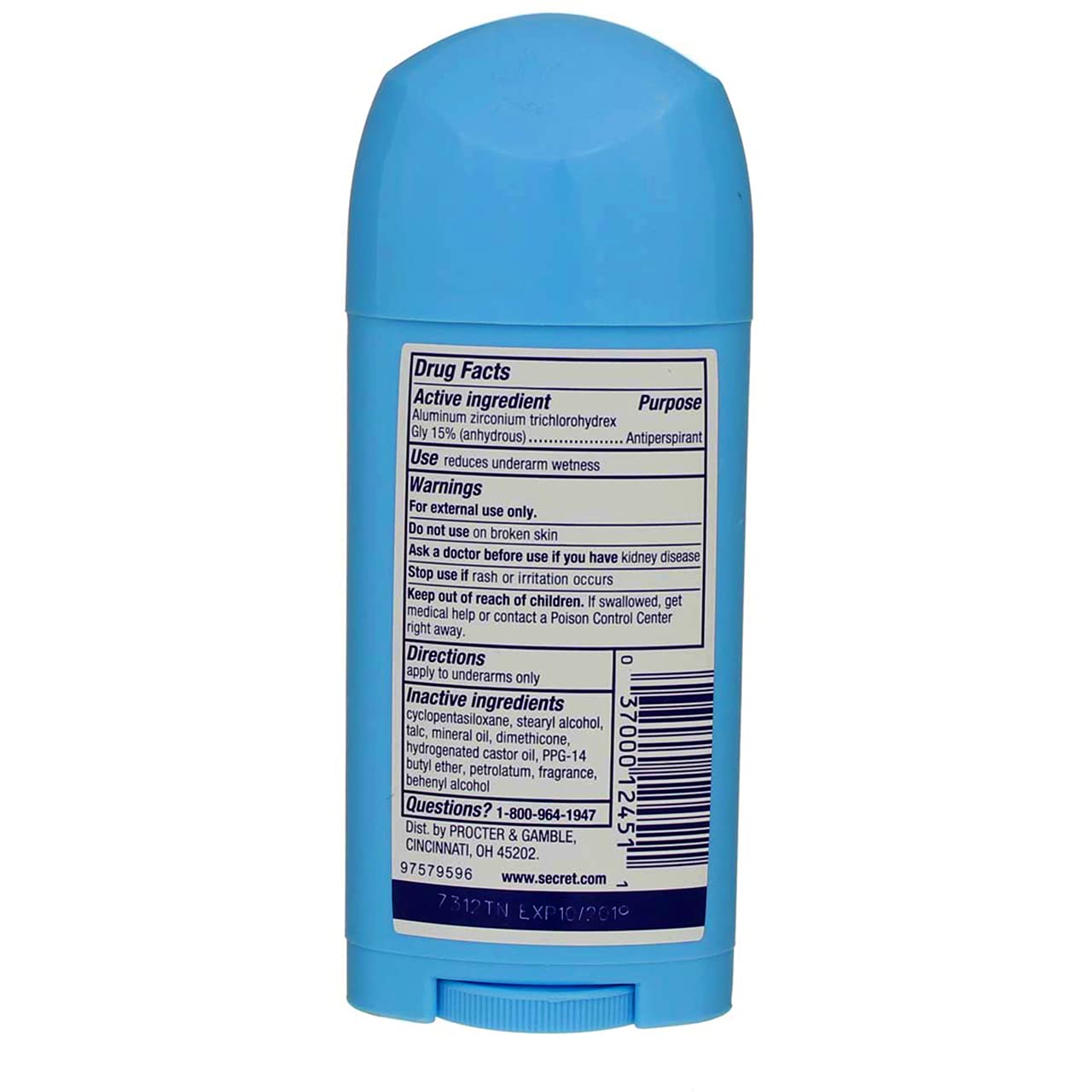 Foto 5 pulgar | Antitranspirante Deodorant Secret Fresh En Polvo, 80 Ml (paquete De 8) - Venta Internacional.