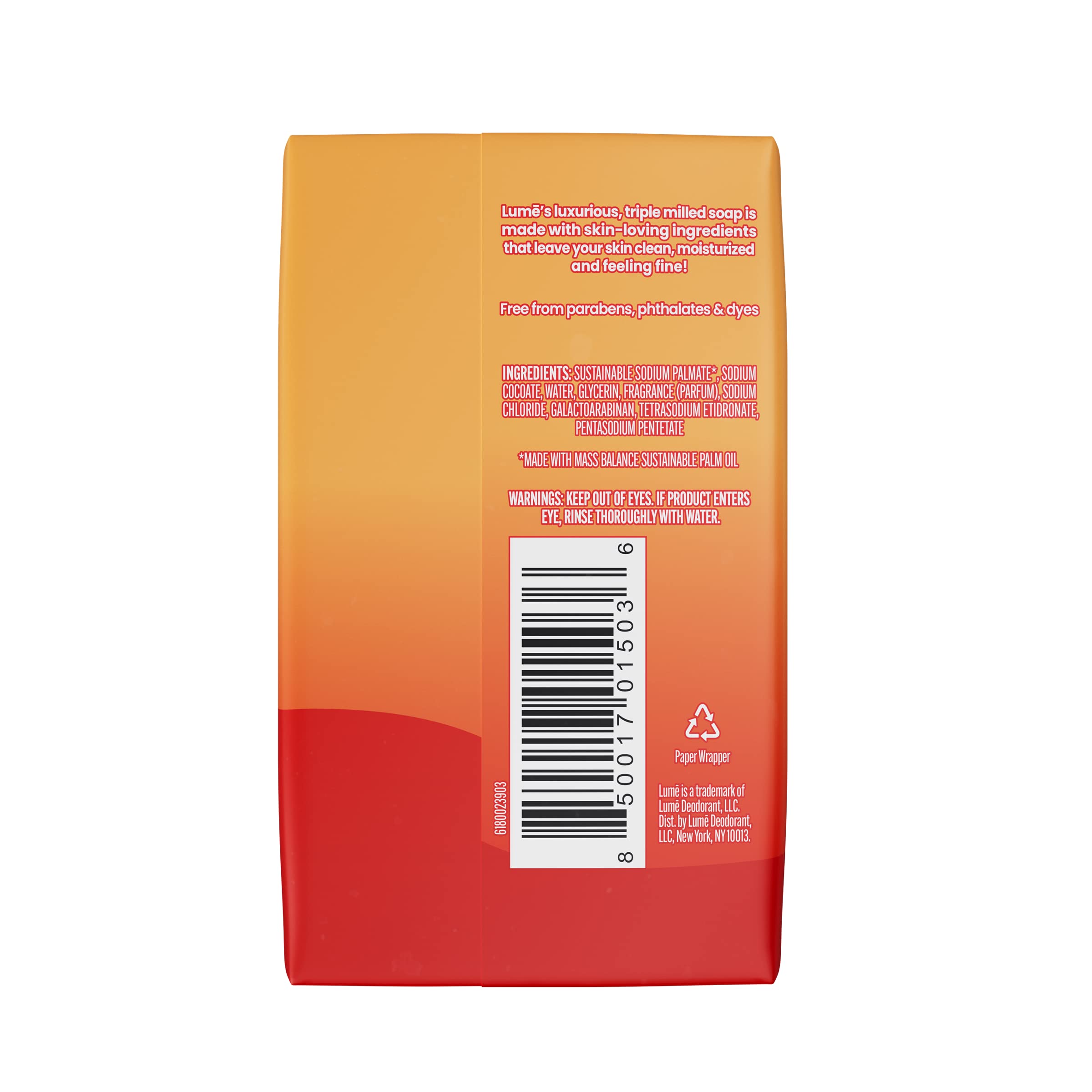 Foto 3 pulgar | Jabón Lume, Rico En Hidratación Y Limpieza Suave, 150 Ml, Clean Tangerine - Venta Internacional.