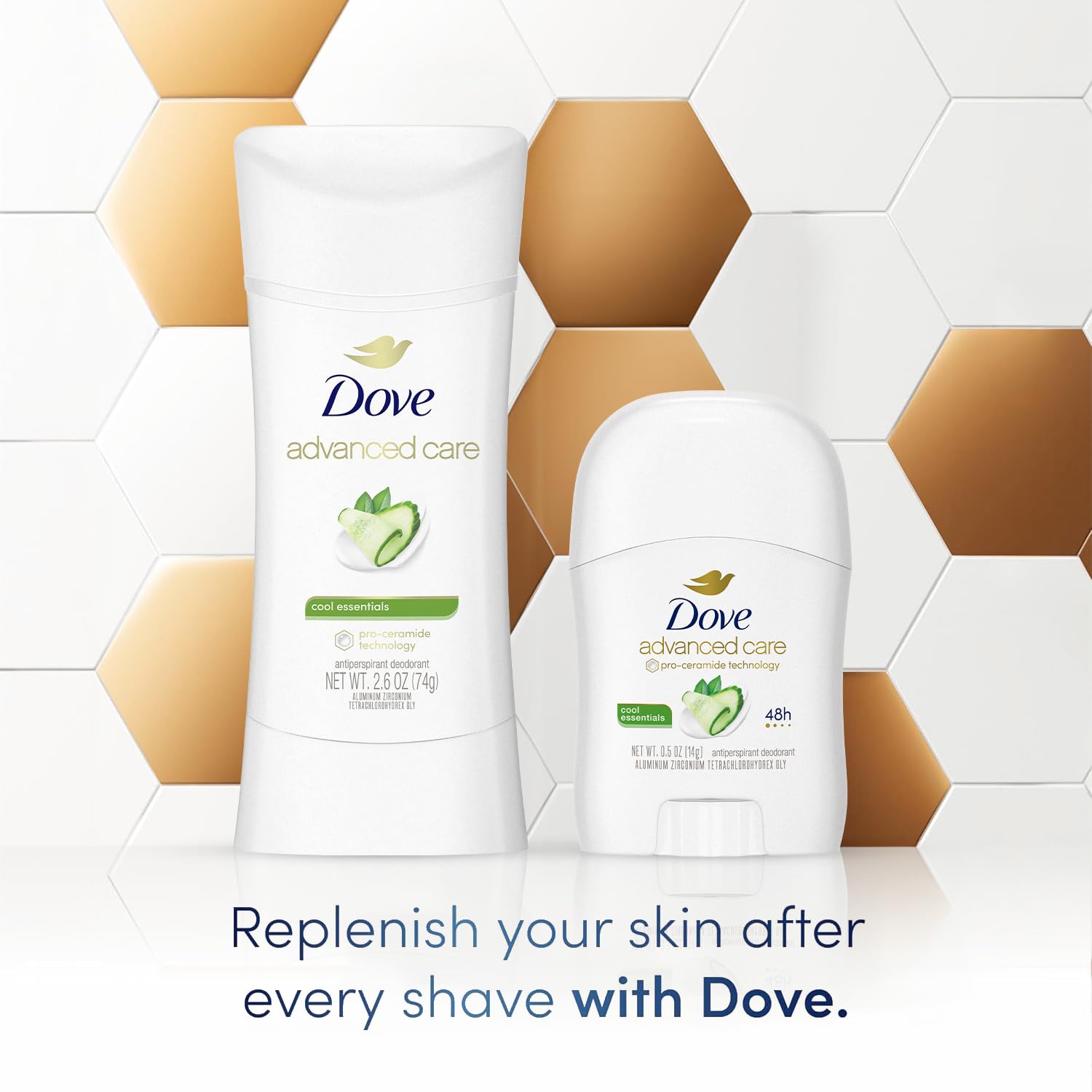 Foto 7 pulgar | Desodorante Dove Advanced Care Cool Essentials, 75 Ml, Juego De 3 Piezas - Venta Internacional.