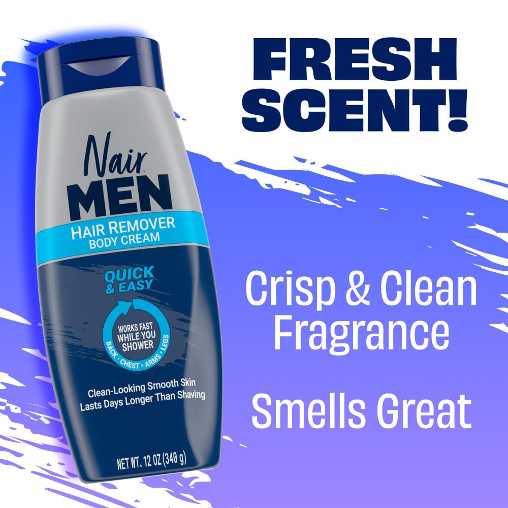 Foto 3 pulgar | Crema Corporal Depilatoria Nair Men Manscape Smooth Skin 350 Ml - Venta Internacional.
