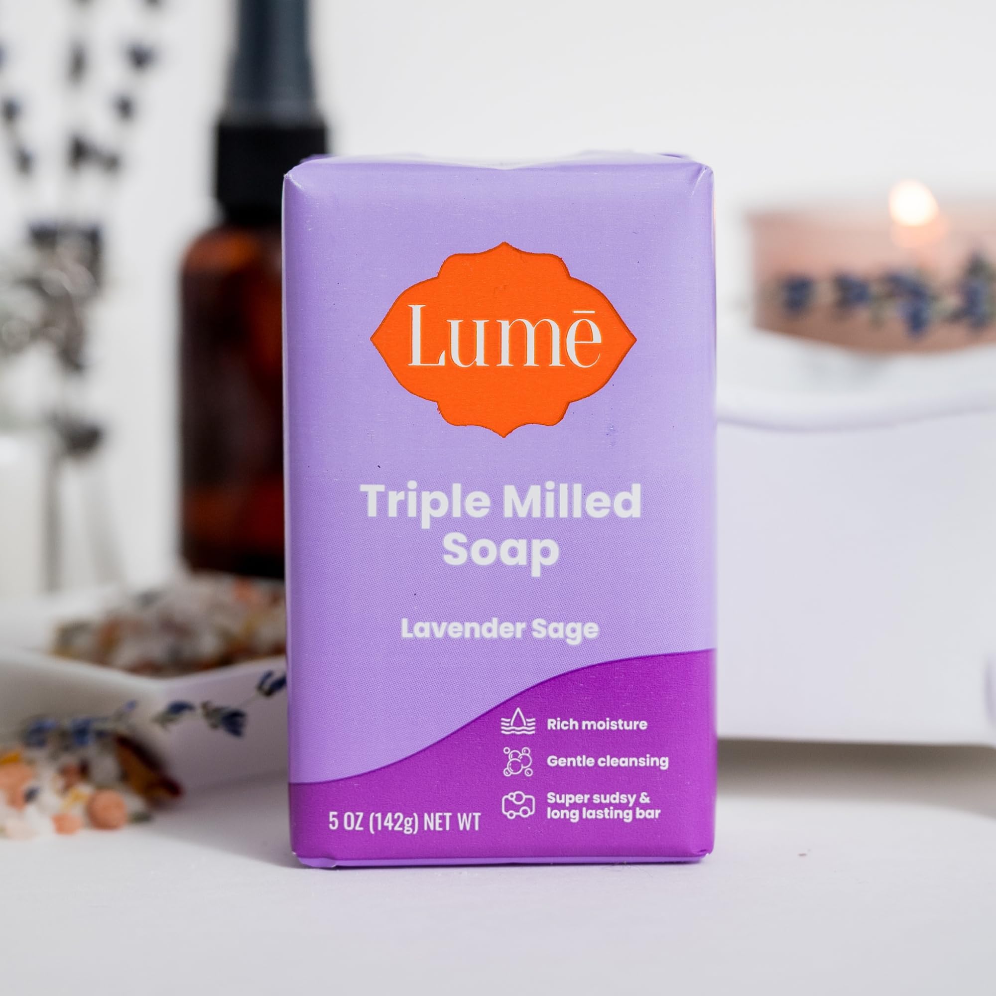 Foto 8 pulgar | Jabón Lume, Rico En Hidratación Y Limpieza Suave, 150 Ml, Lavanda Y Salvia - Venta Internacional.