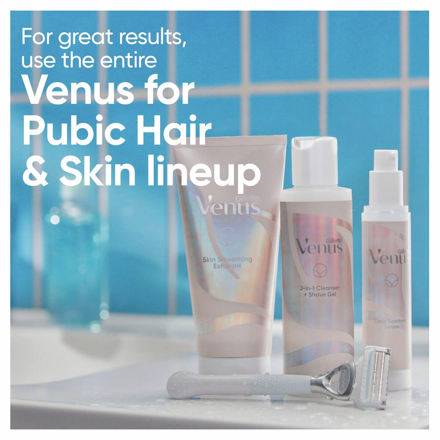 Foto 2 | Gel Limpiador Y De Afeitar Gillette Venus Intimate Grooming - Venta Internacional.