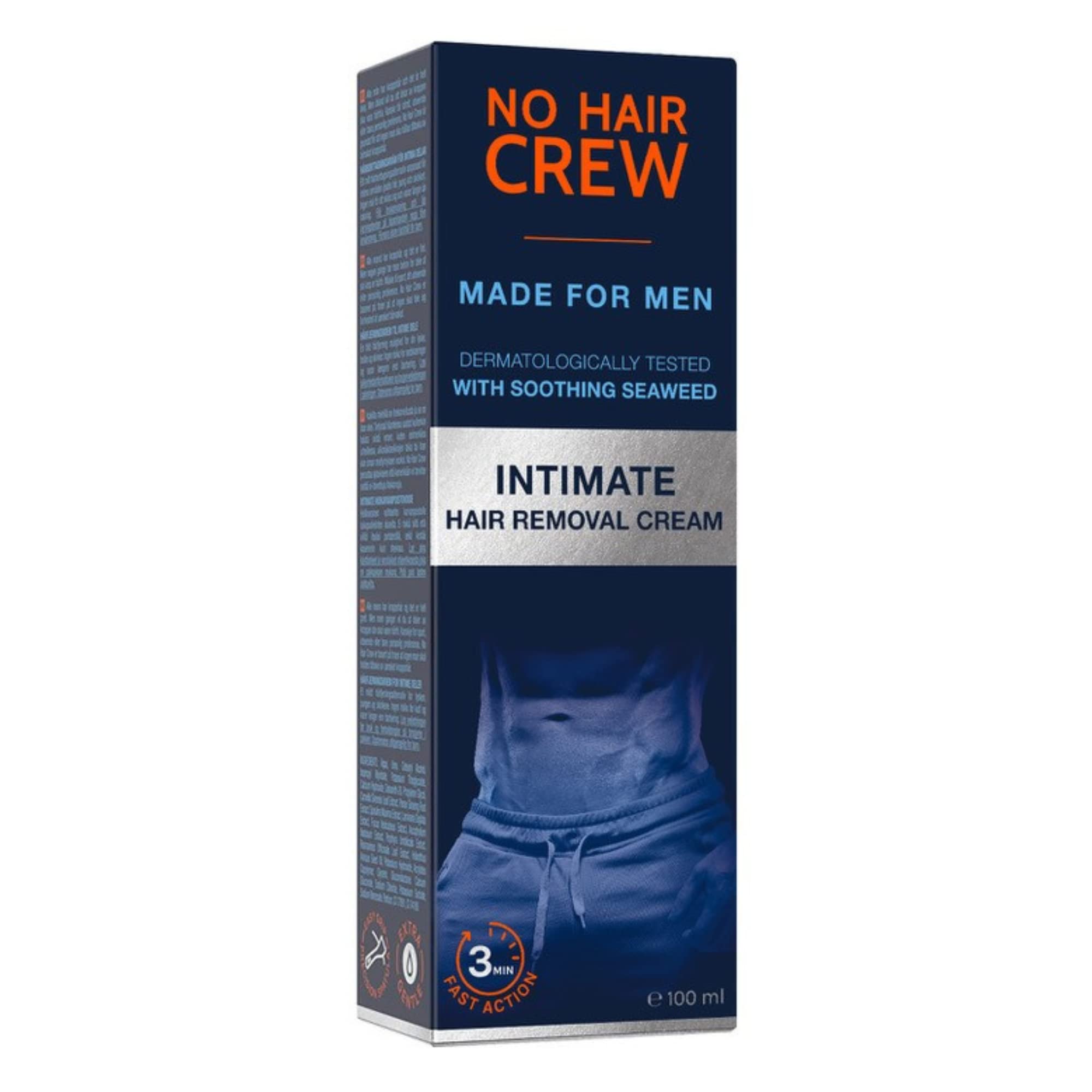 Foto 2 pulgar | Crema Depilatoria No Hair Crew Intimate/private 100 Ml Para Hombres - Venta Internacional.