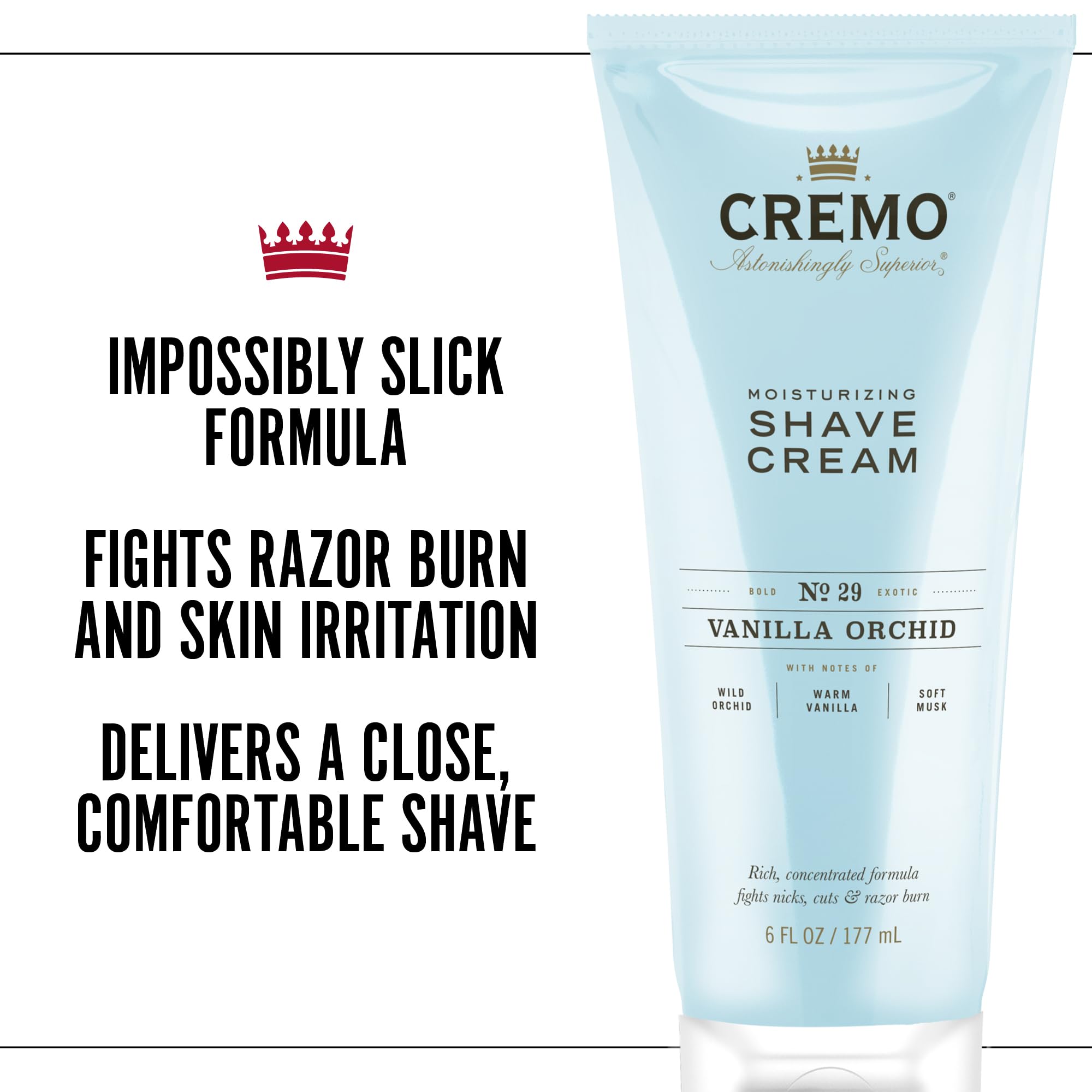 Foto 4 pulgar | Crema De Afeitar Cremo Vanilla And Orchid 180 Ml (paquete De 2) Para Mujer - Venta Internacional.