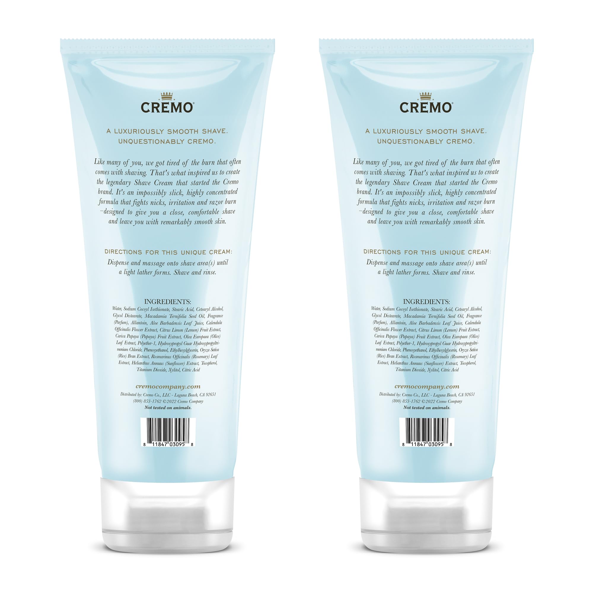 Foto 5 pulgar | Crema De Afeitar Cremo Vanilla And Orchid 180 Ml (paquete De 2) Para Mujer - Venta Internacional.