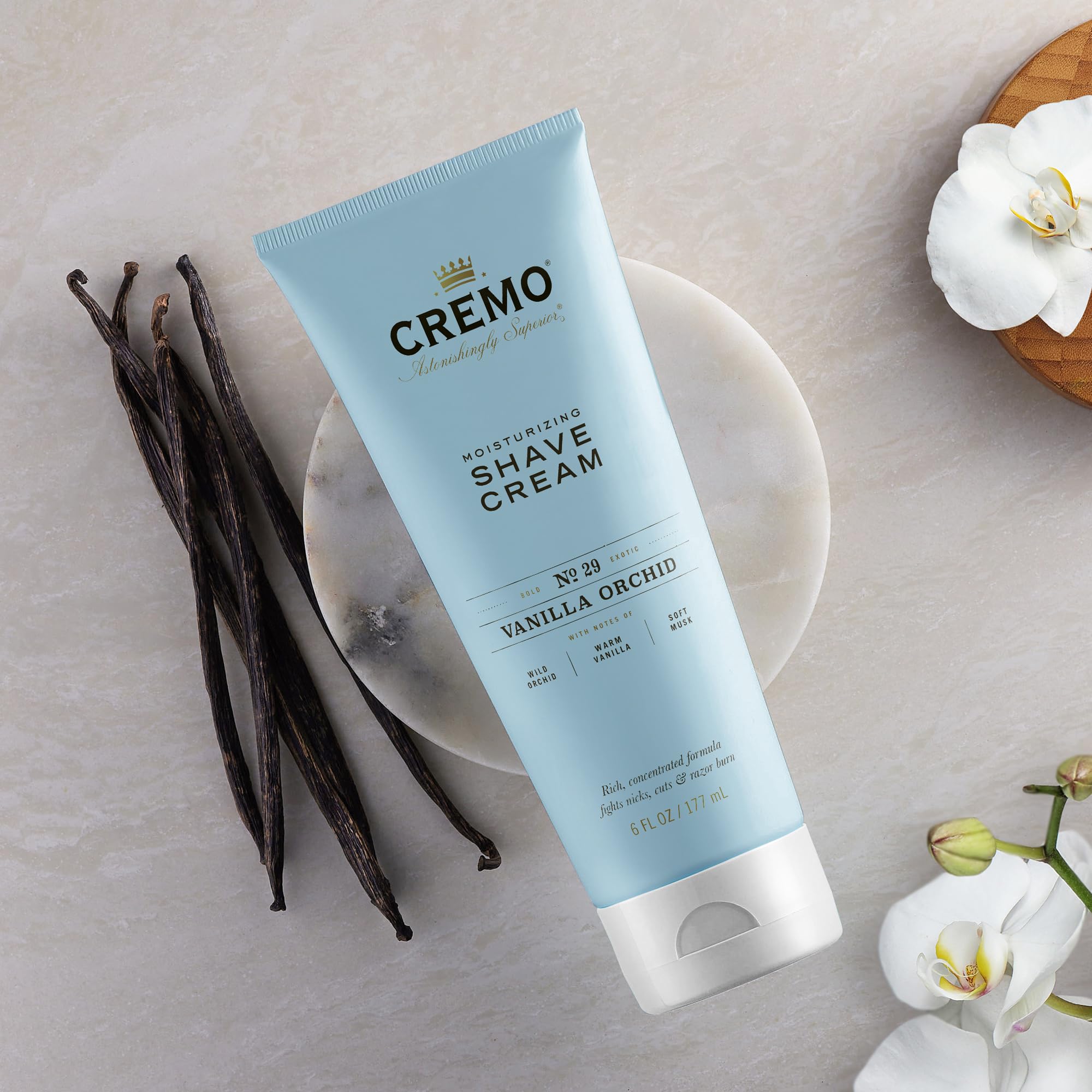 Foto 7 pulgar | Crema De Afeitar Cremo Vanilla And Orchid 180 Ml (paquete De 2) Para Mujer - Venta Internacional.