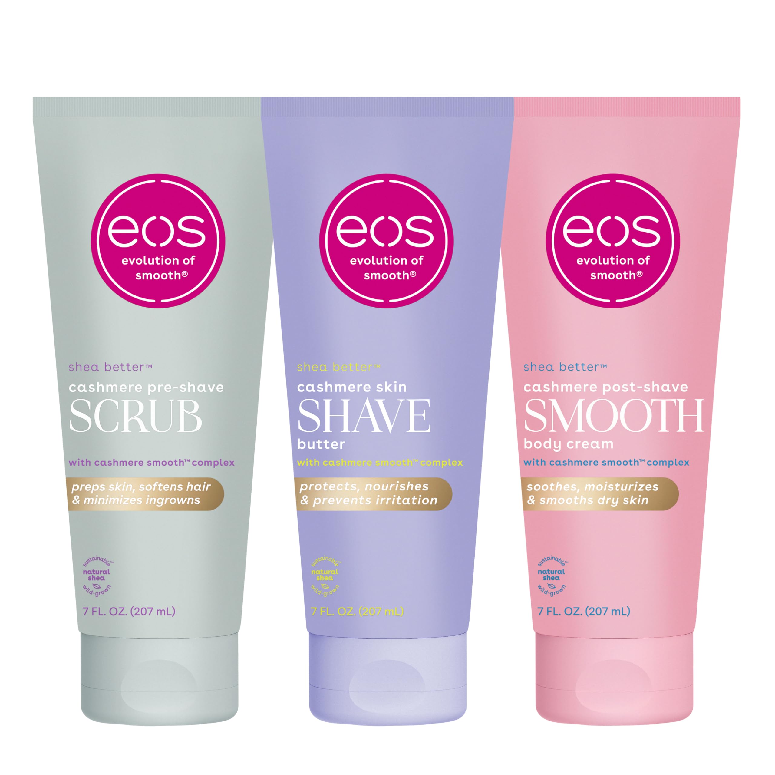 Foto 2 pulgar | Crema De Afeitar Eos Cashmere Skin Collection Vanilla Cashmere 200 Ml - Venta Internacional.