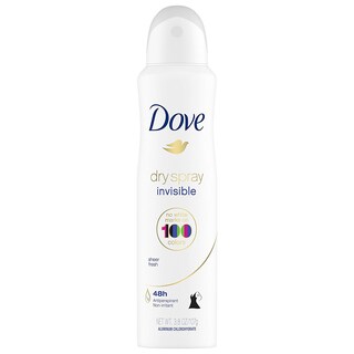 Foto 2 | Spray Antitranspirante Dove Dry Invisible Sheer Fresh 107 G X 3 - Venta Internacional.