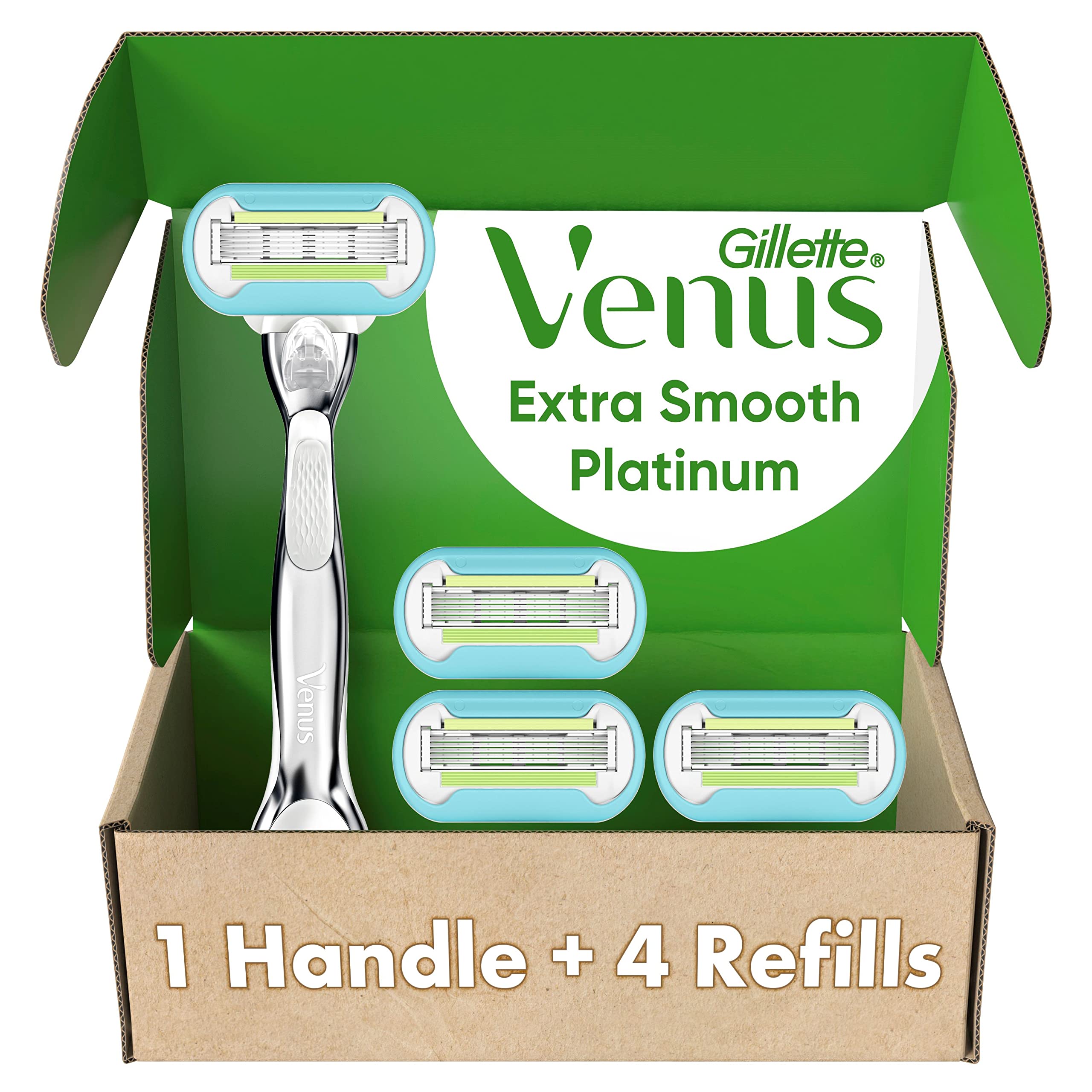 Foto 2 pulgar | Maquinillas De Afeitar Gillette Venus Platinum Extra Smooth Para Mujer - Venta Internacional.