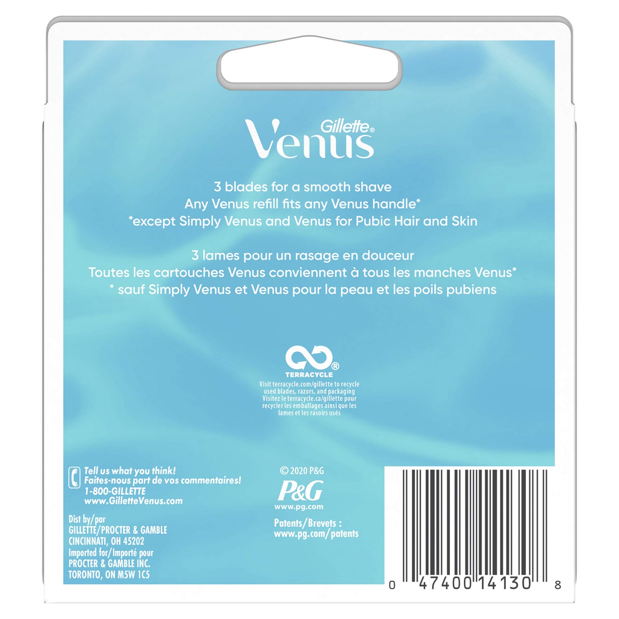 Foto 7 | Hojas De Afeitar Gillette Venus Smooth Para Mujer, 8 Recambios - Venta Internacional.