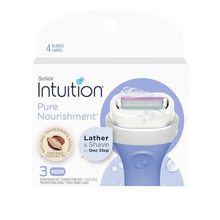 Foto 2 | Recambios Para Maquinillas De Afeitar Schick Intuition Pure Nourishment, 12 Cartuchos - Venta Internacional.