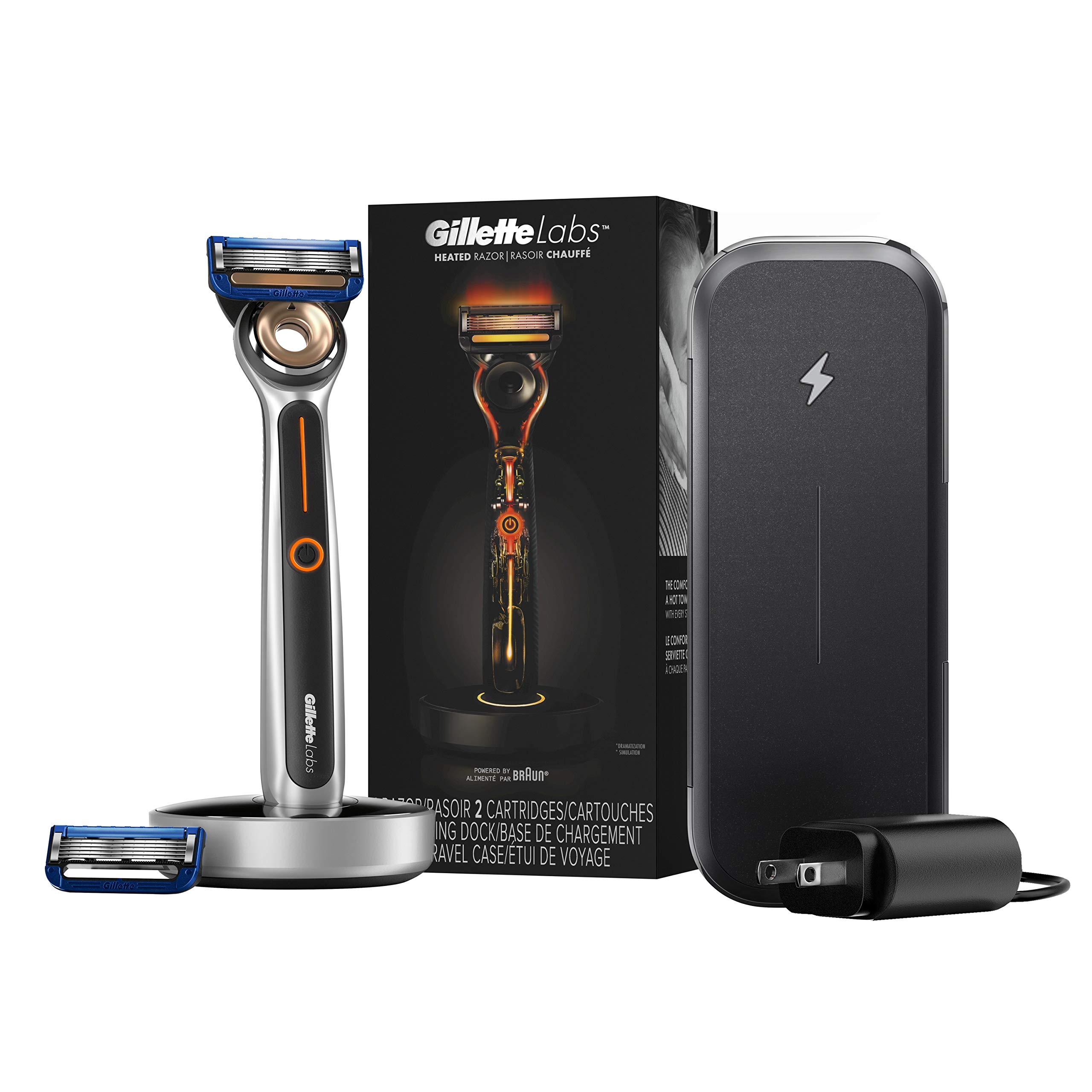 Kit De Afeitado De Viaje Heated Razor Gillette Gillettelabs Deluxe - Venta Internacional.